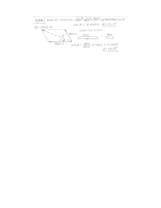 Solutions for Problems from Statics 9th Edition by Meriam & Kraige