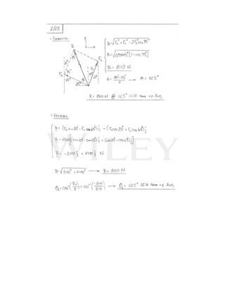Solutions for Problems from Statics 9th Edition by Meriam & Kraige