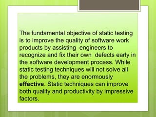 Static techniques | PPT