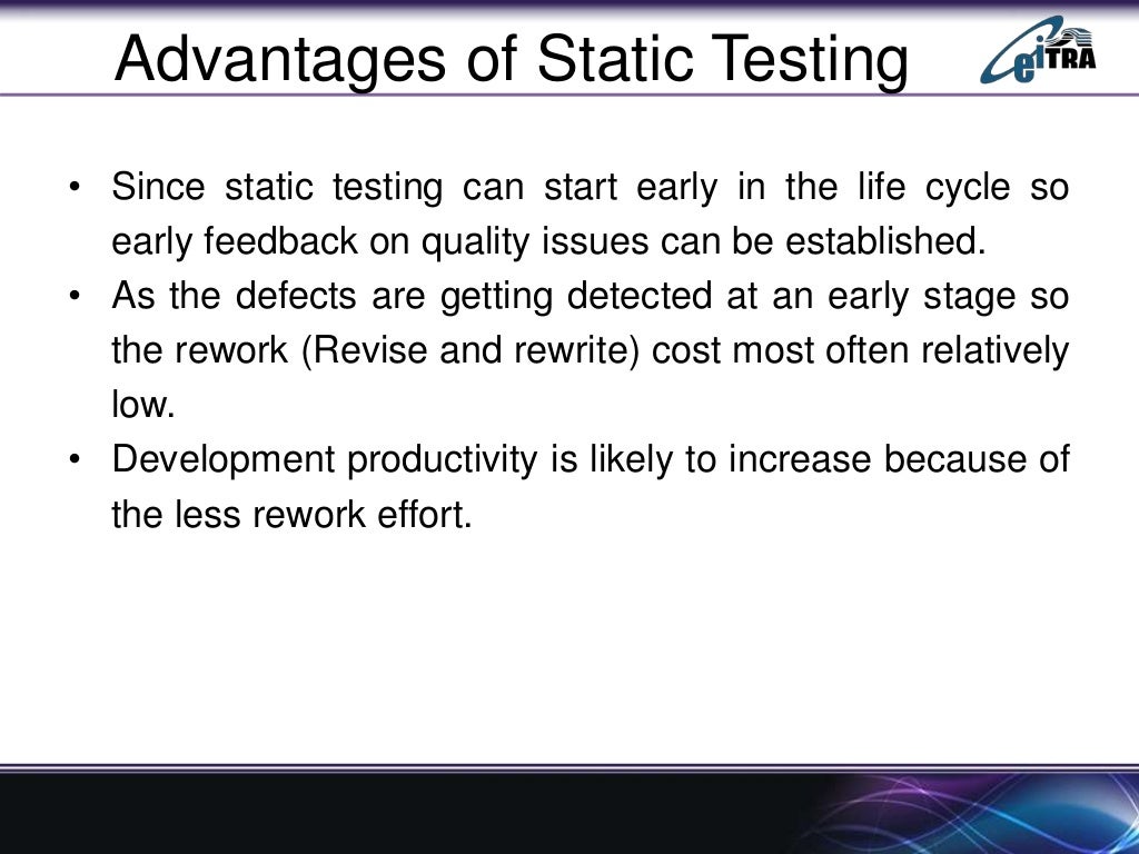 Static Testing
