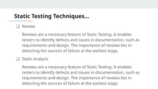 Static Verification Techniques S/W Q/A.pptx