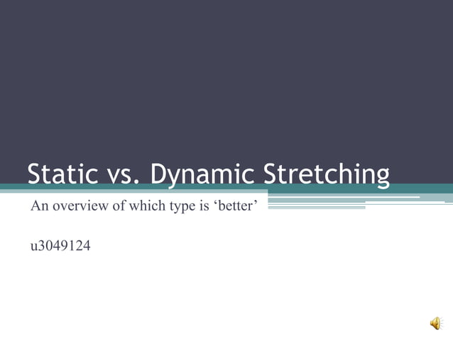 Static vs dynamic | PPTX