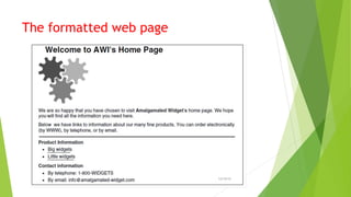 Static web documents | PPT