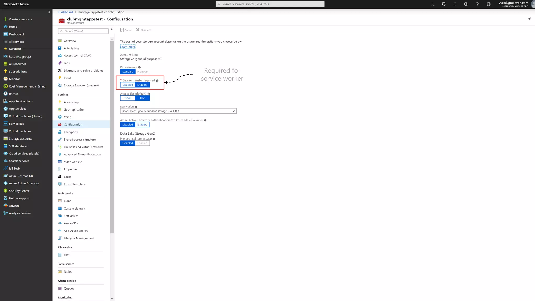 Required for
service worker
 