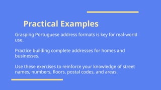 Mastering Portuguese Addresses: Structure, Pronunciation, and Practical ...