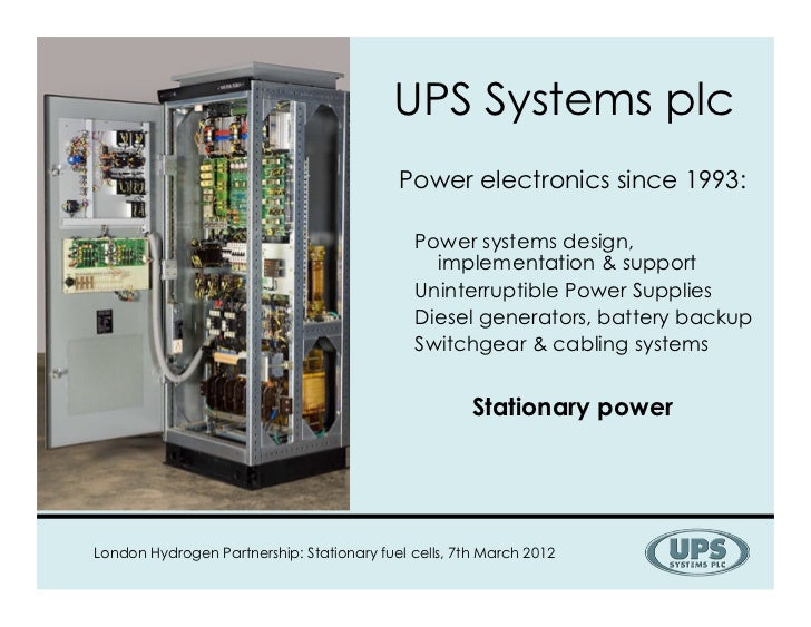 Fuel cells for stationary applications where is the market?