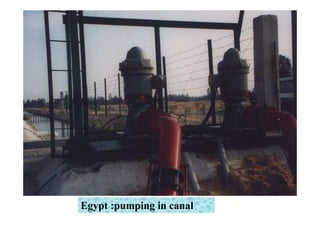 Egypt :pumping in canal
 