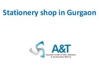 Stationery shop in Gurgaon

 