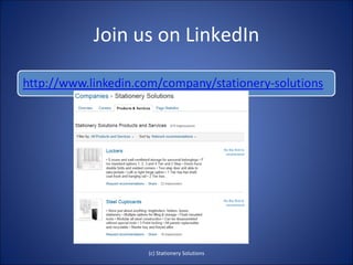 Join us on LinkedIn




      (c) Stationery Solutions
 