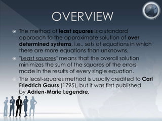 METHOD OF LEAST SQURE | PPTX