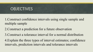 Statistical Intervals 2202 Math 403 Pptx