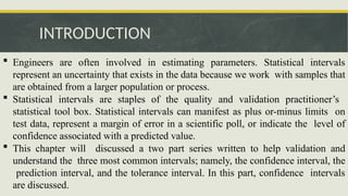 Statistical Intervals 2202 Math 403 Pptx