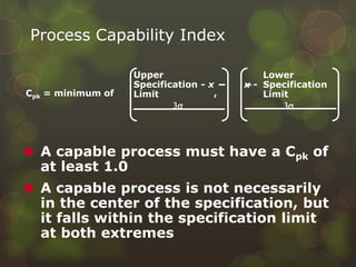 Statistical process control (spc) | PPTX