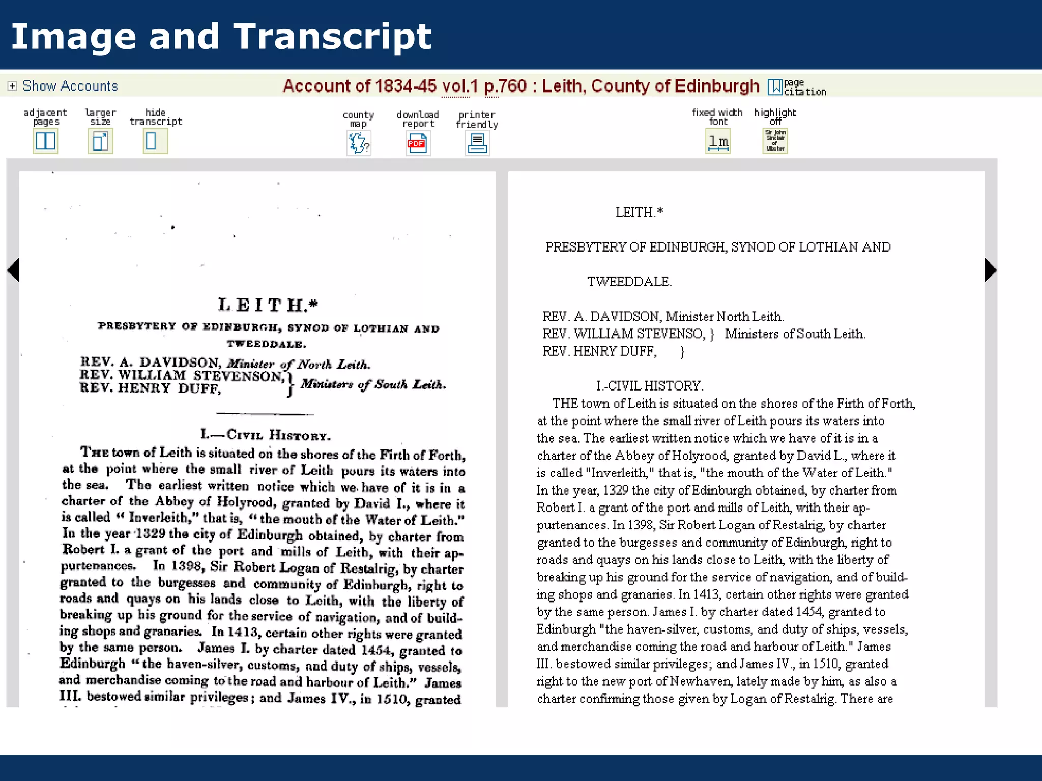 Image and Transcript
 