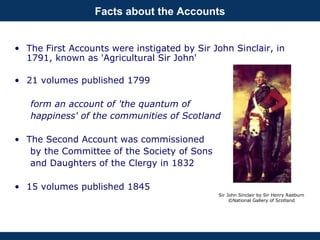 A Tour of the Statistical Accounts of Scotland | PPT