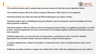 Statistical analysis and Statistical process in 2023 .pptx