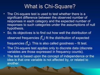 Chi Square Science Statistical Analysis Chi-Square.ppt