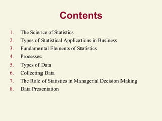statistical analysis ppt of data analysis in the world of nitin | PDF