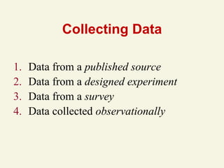 statistical analysis ppt of data analysis in the world of nitin | PDF
