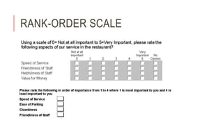 RANK-ORDER SCALE
 