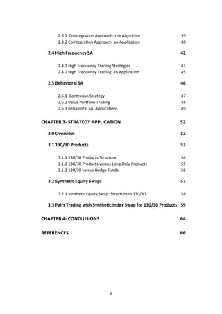 Statistical Arbitrage Example Statistical Arbitrage Strategies | PDF