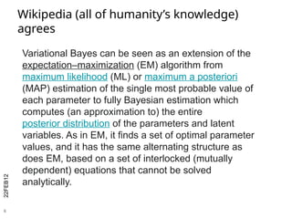 Statistical Clustering Redux - kmeans, GMM and Variational Inference | PPTX