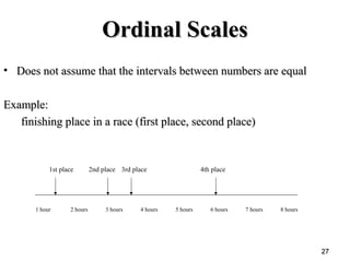 Number Scale Example Statistical concepts | PPT