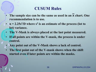 Statistical control to monitor | PDF