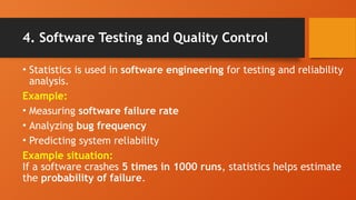 Why we learn STATISTICAL METHODS in Computer Science | PPTX