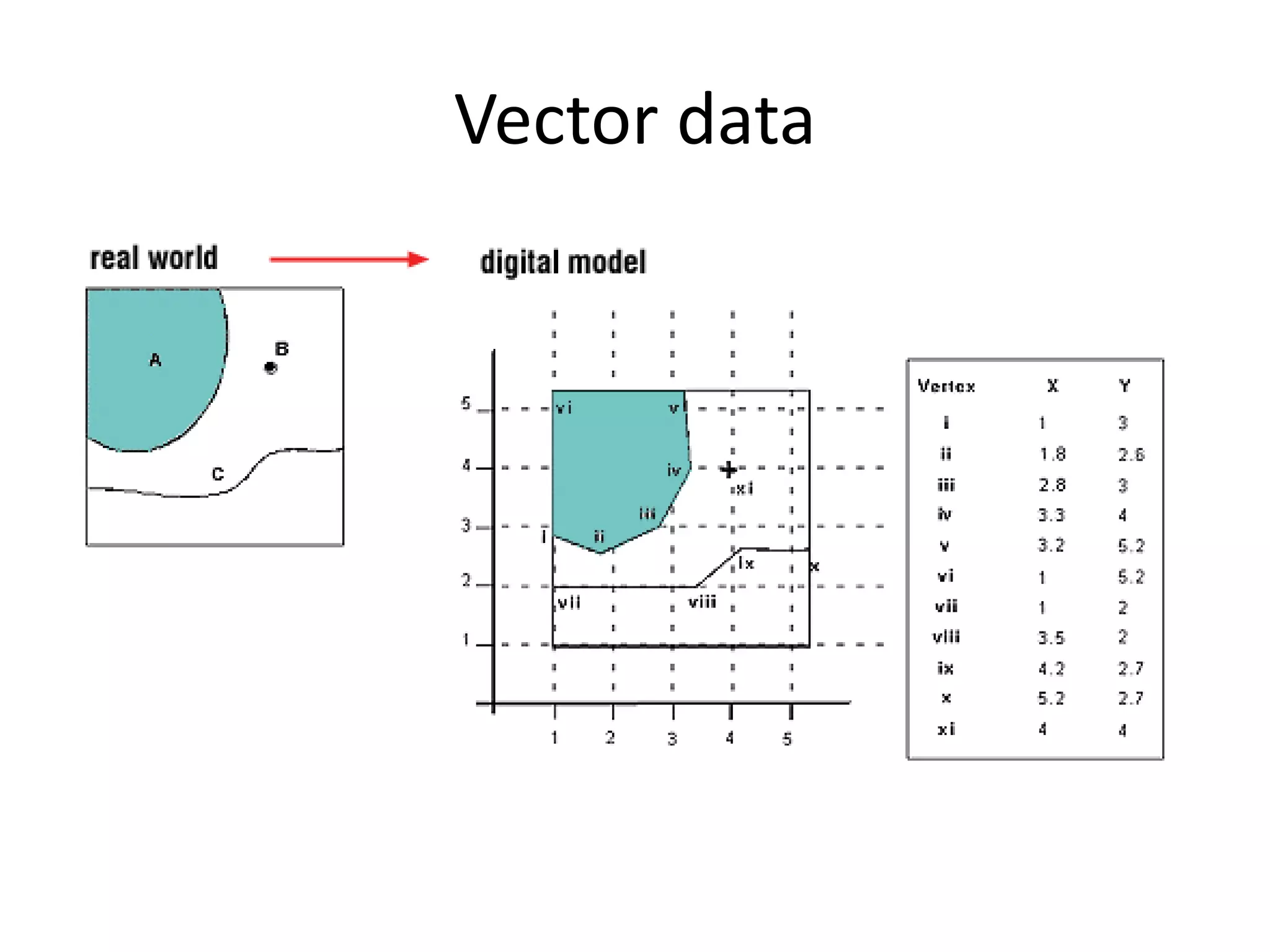 Vector data
 