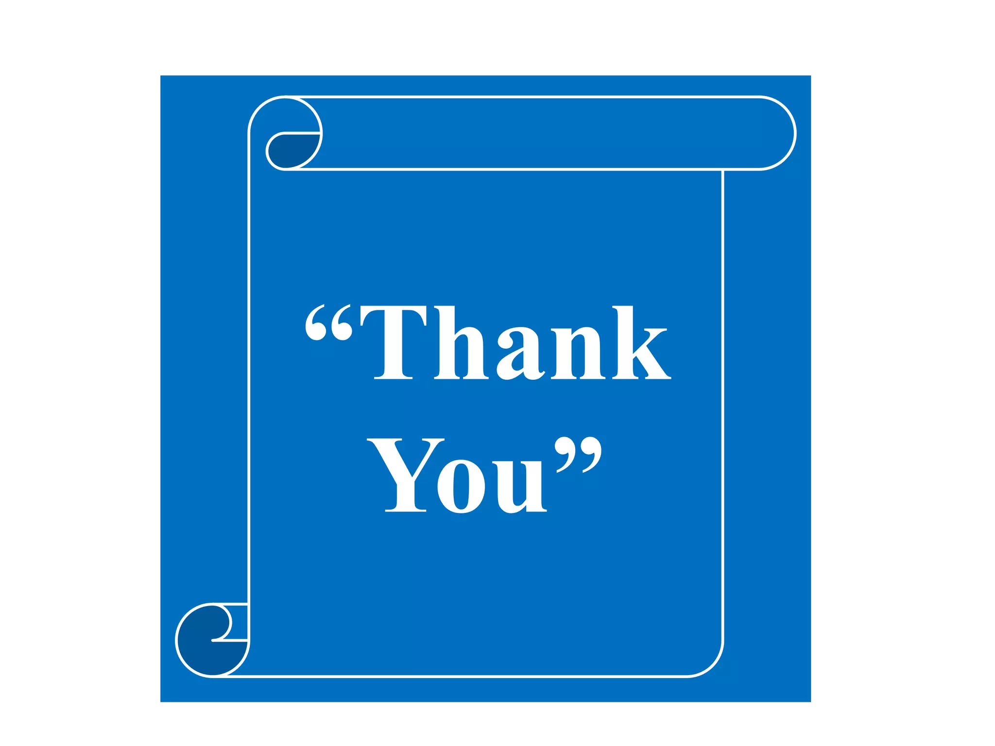 “Thank
You”
 