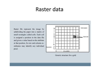 Raster data
 