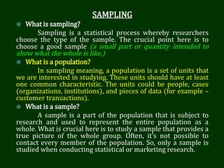 Descriptive Statistics | PPTX