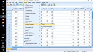 Requirements of the PCA
Is the sample size adequate?
Kaiser-Meyer-Olkin Measure of Sampling Adequacy
• KMO values between 0.8 and 1 indicate the sampling is adequate.
• KMO values less than 0.6 indicate the sampling is not adequate and that
remedial action should be taken. Some authors put this value at 0.5, so use
your own judgment for values between 0.5 and 0.6.
• KMO Values close to zero means a large problem for factor analysis.
 