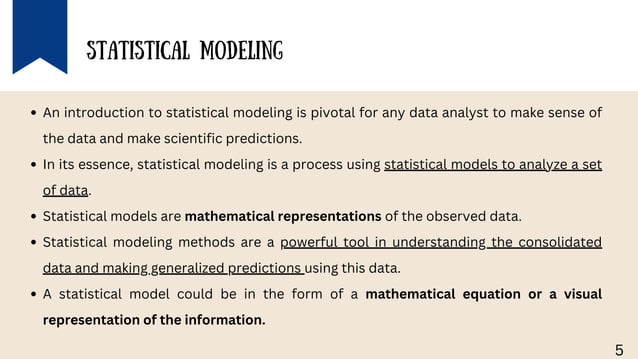 Statistical modeling in pharmaceutical research and development | PDF