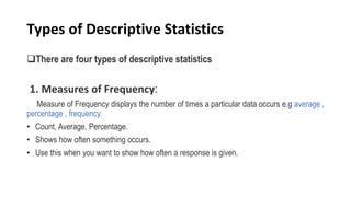 STATISTICAL PROCEDURES (Discriptive Statistics).pptx