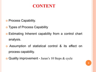 Statistical process control | PPTX