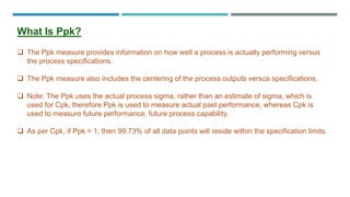 Statistical Process Control,Control Chart and Process Capability | PPTX
