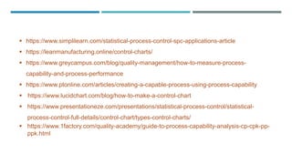 Statistical Process Control,Control Chart and Process Capability | PPTX