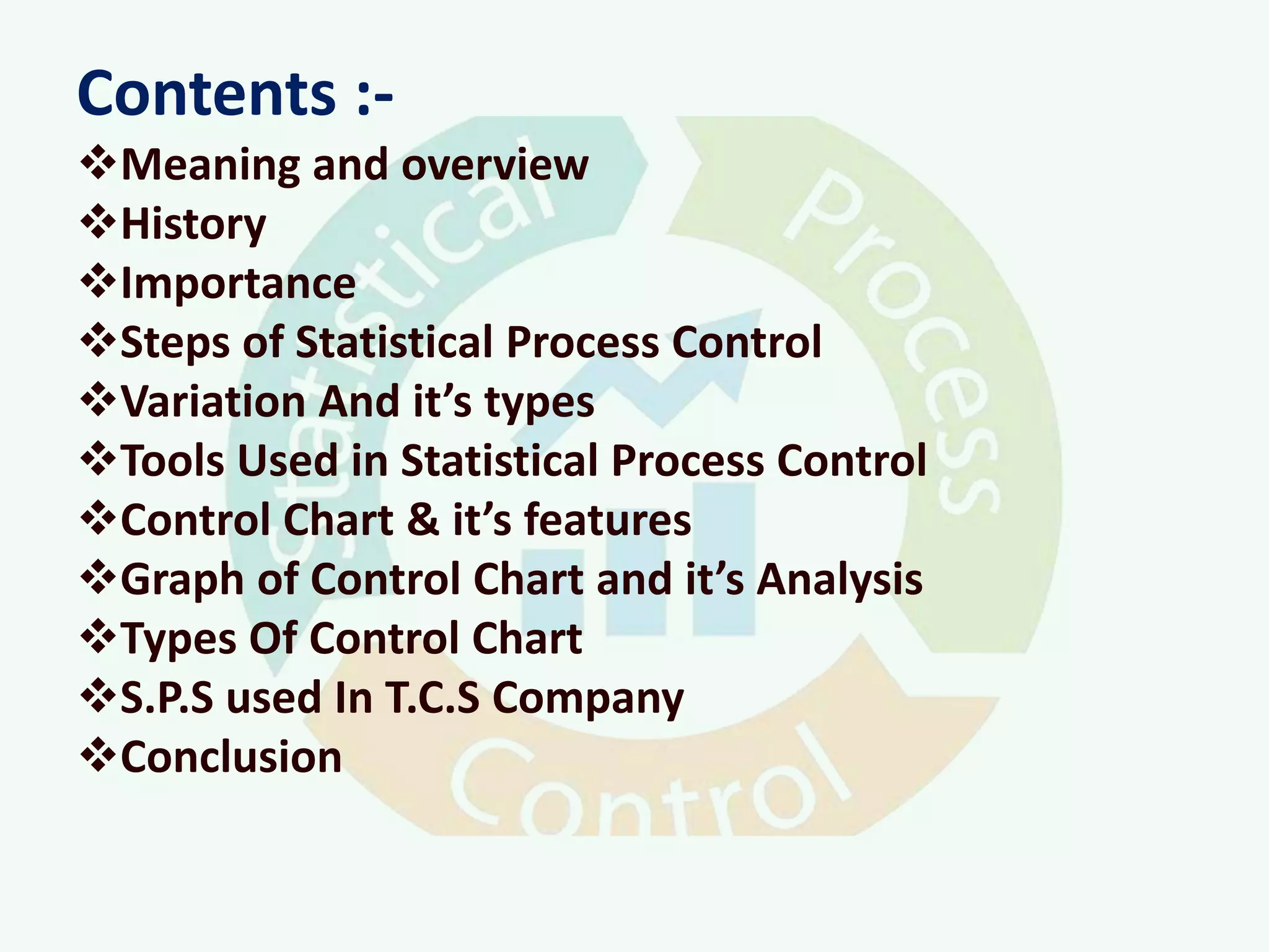 STATISTICAL PROCESS CONTROL(PPT).pptx | Geography | Science