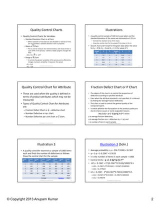 Statistical quality control | PDF