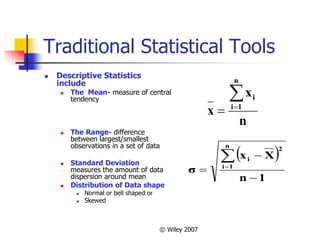 Statisticalqualitycontrol | PPTX