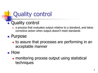 Statistical quality Control lecture note.ppt