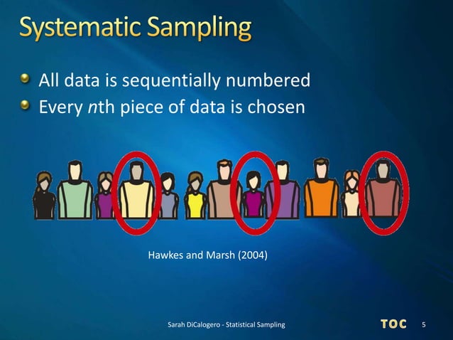 Statistical sampling | PPTX