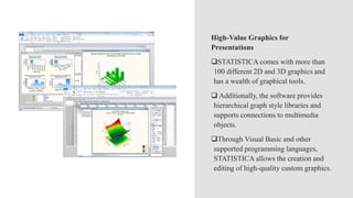 Statistical softwares | PPTX