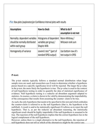 Statistical test | PDF