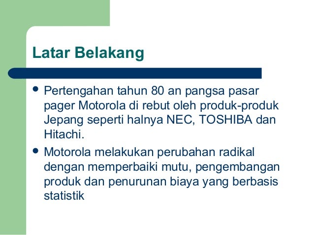 Statistic Process Control