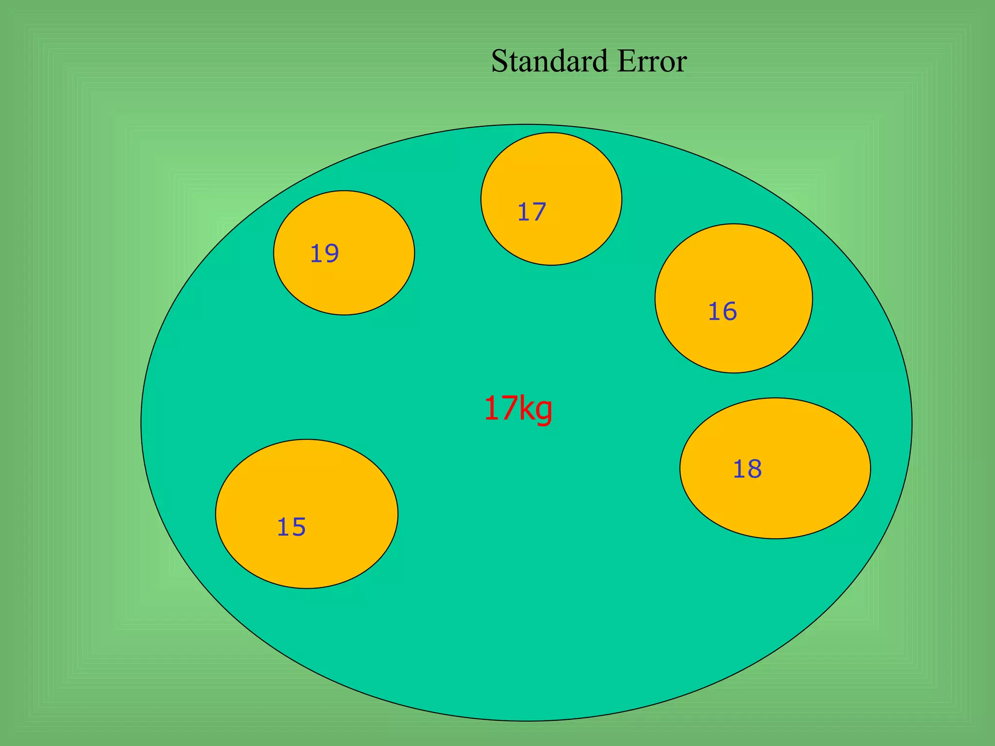 Standard Error



           17
     19

                           16



          17kg
                            18

15
 