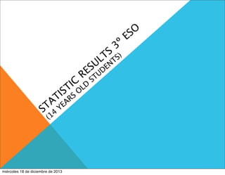 3º

IC
T

TS TS)
UL EN
ES UD
R

IS RS O
T A
TA E

S

14
(

Y

miércoles 18 de diciembre de 2013

LD

ST

SO
E

 