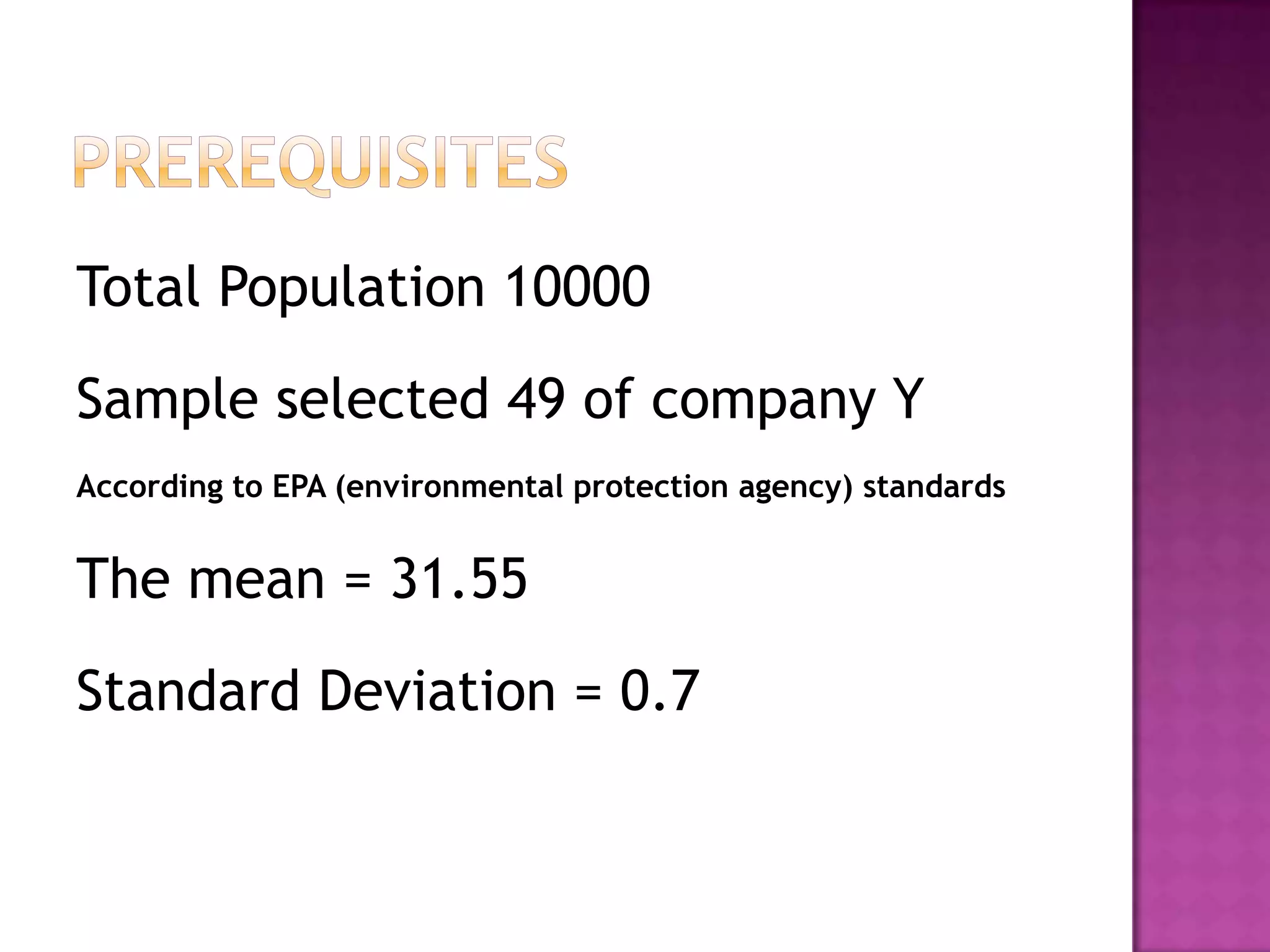 Statistical Problem Analysis | PPTX